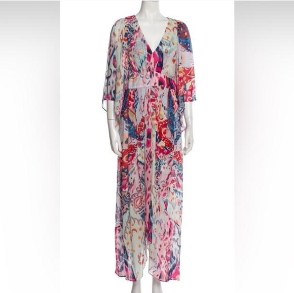 NWT Farm Rio Boboikat Maxi Dress Size Large - Picture 2 of 3